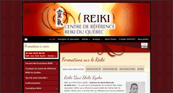 Desktop Screenshot of centrereikiquebec.com